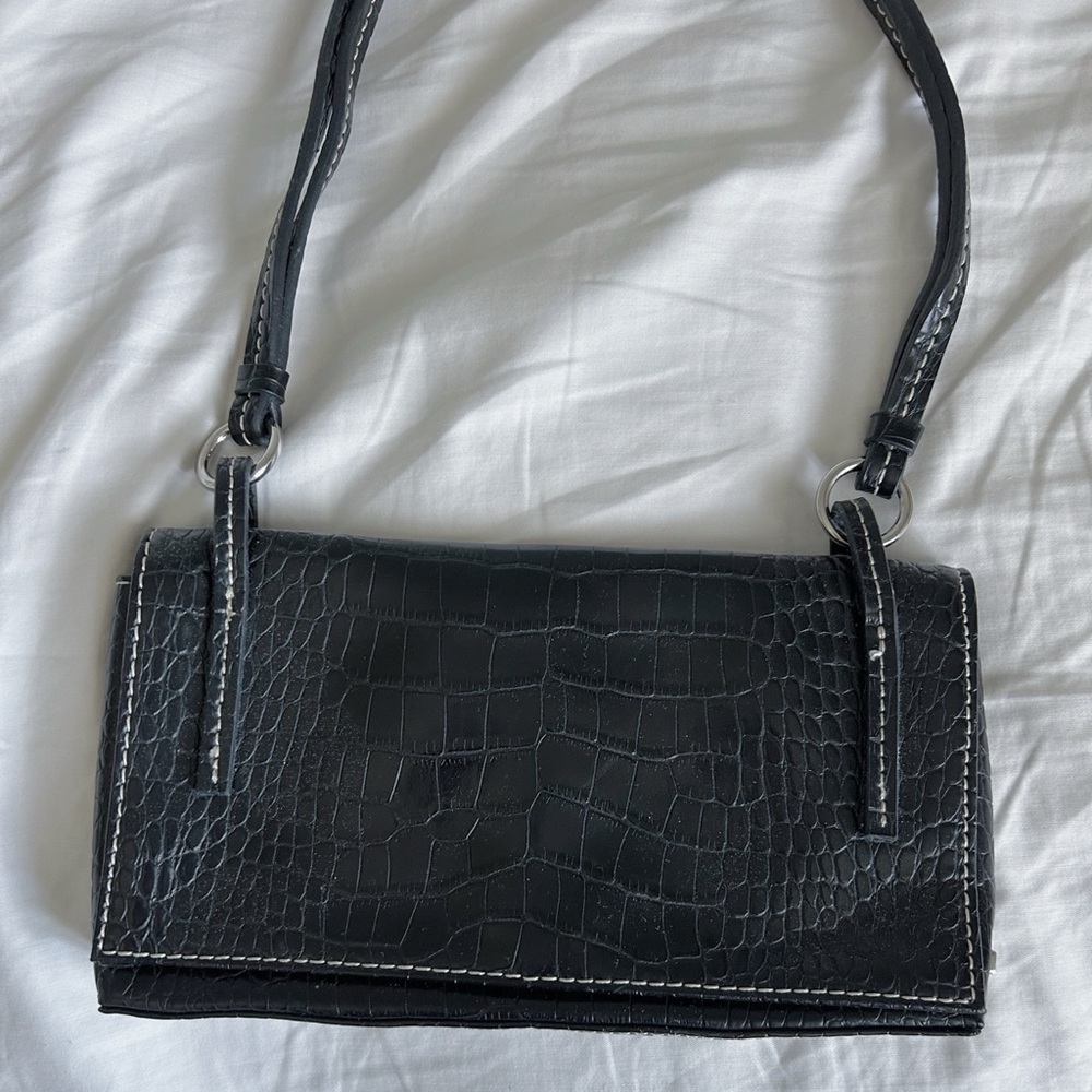 バッグ Roen leather west shoulderbag crocodile Nine West Croc Shoulder Bag - Gem